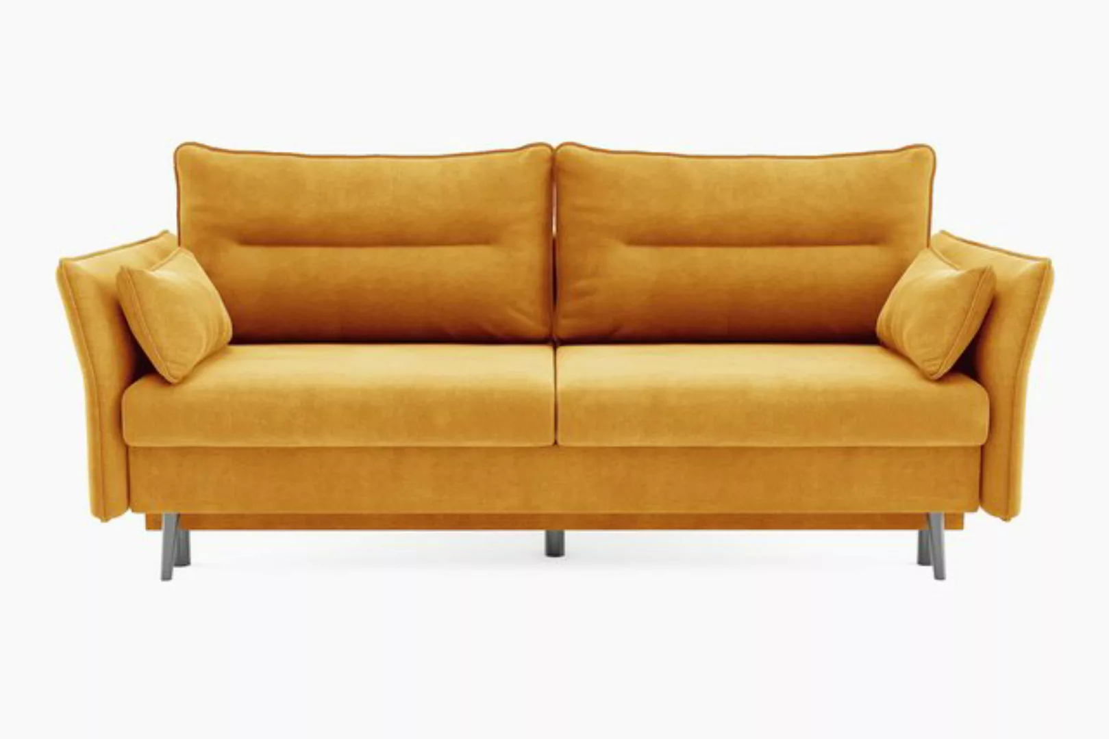 Paspartur Schlafsofa COSIMO, 220x 94x100 cm Bettsofa mit Holzfüße und Gäste günstig online kaufen