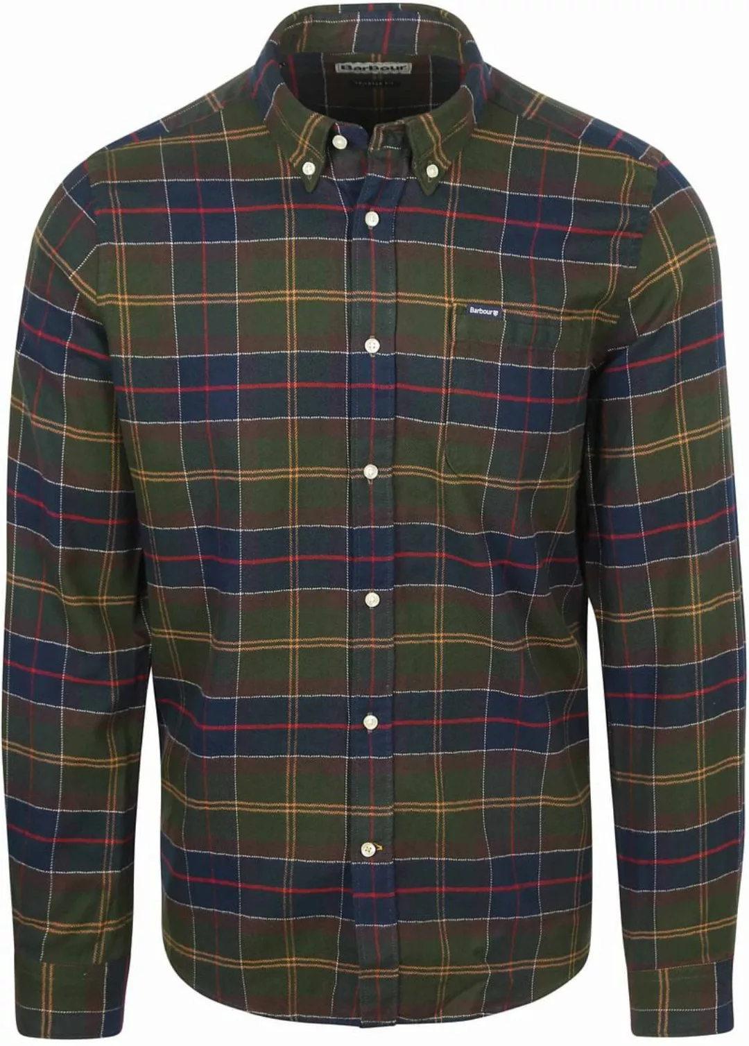 Barbour Kyeloch Hemd Karo Dunkelgrün - Größe M günstig online kaufen