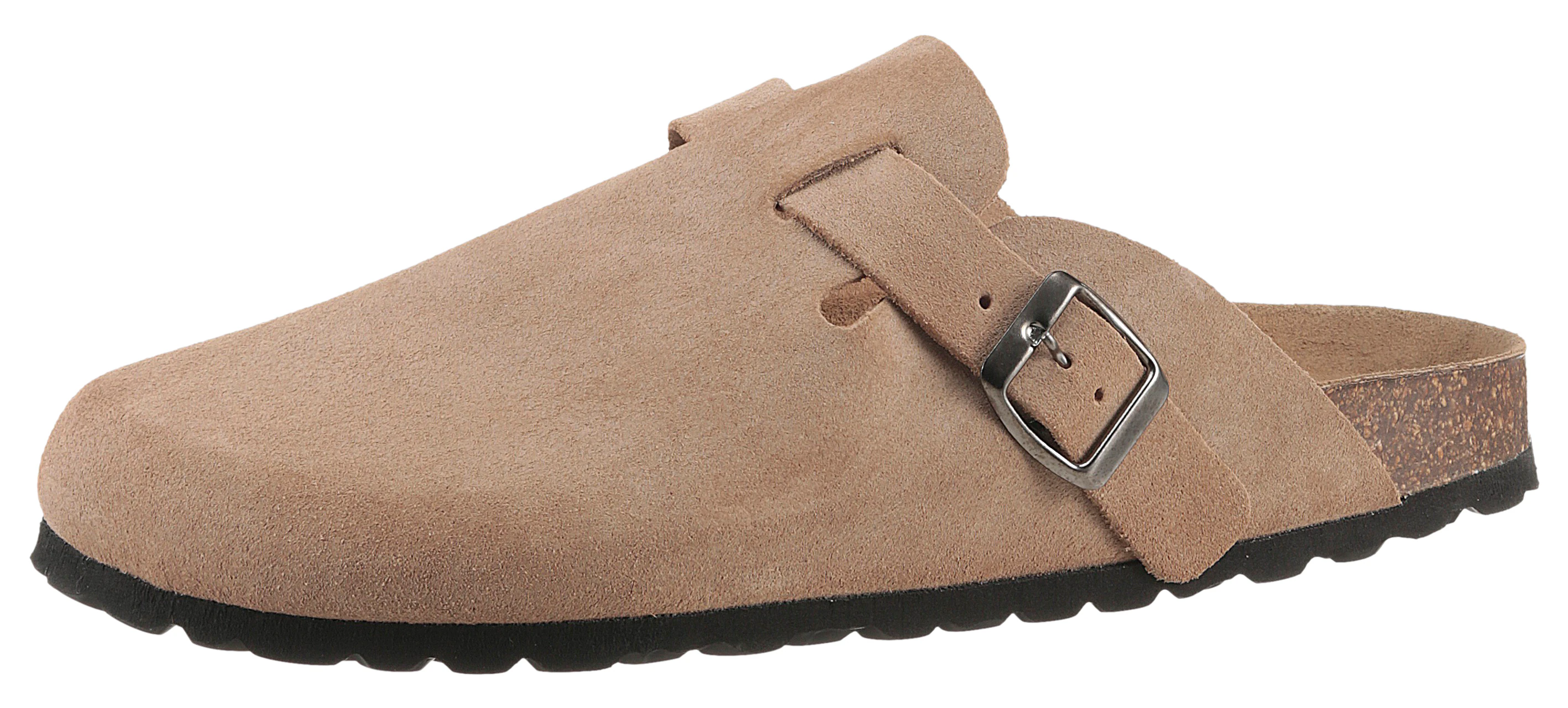 Mans World Clog, Schlappen, Sommerschuh, Hausschuh mit vorgeformtem Fußbett günstig online kaufen