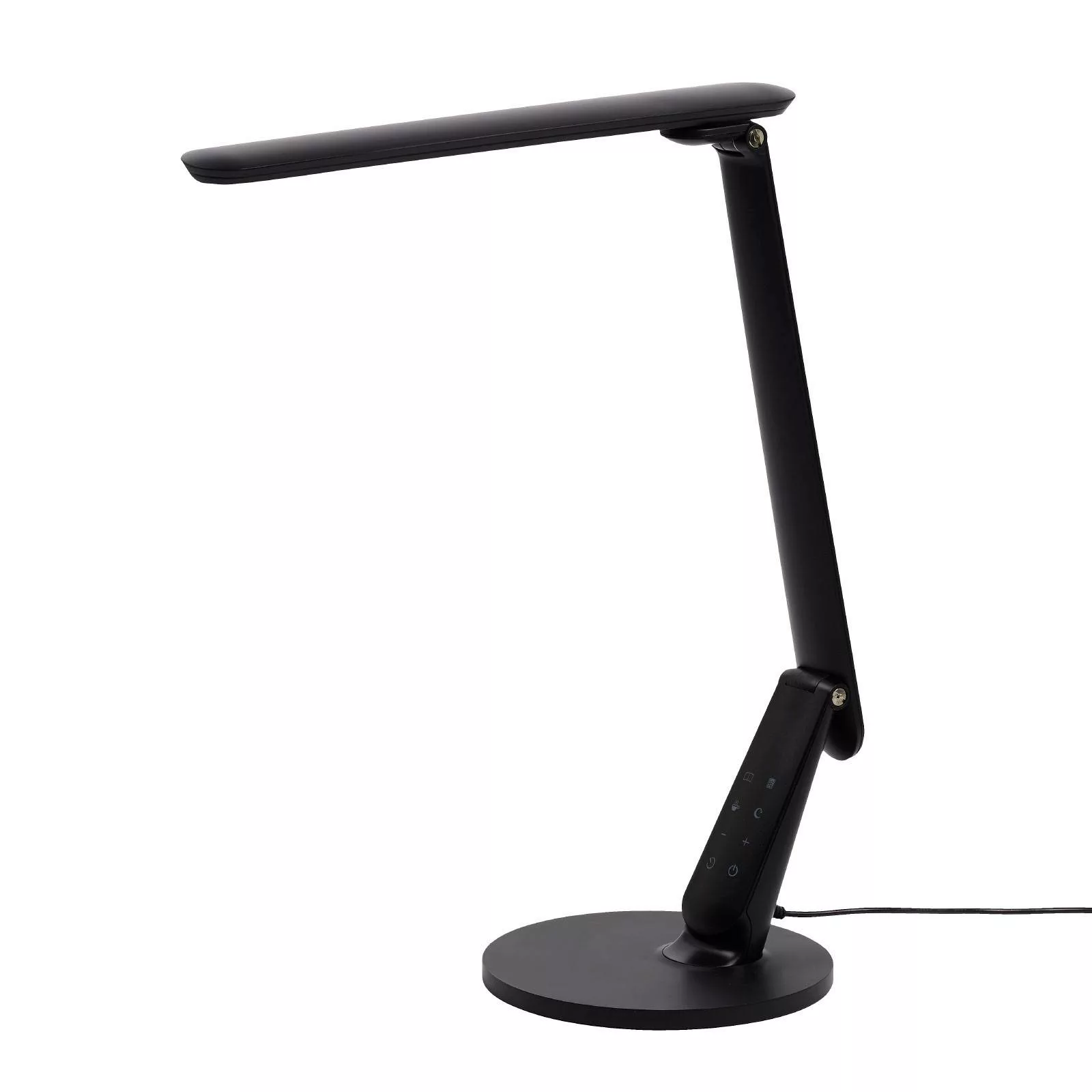 LED-Schreibtischleuchte Zig mit Bedienfeld schwarz günstig online kaufen