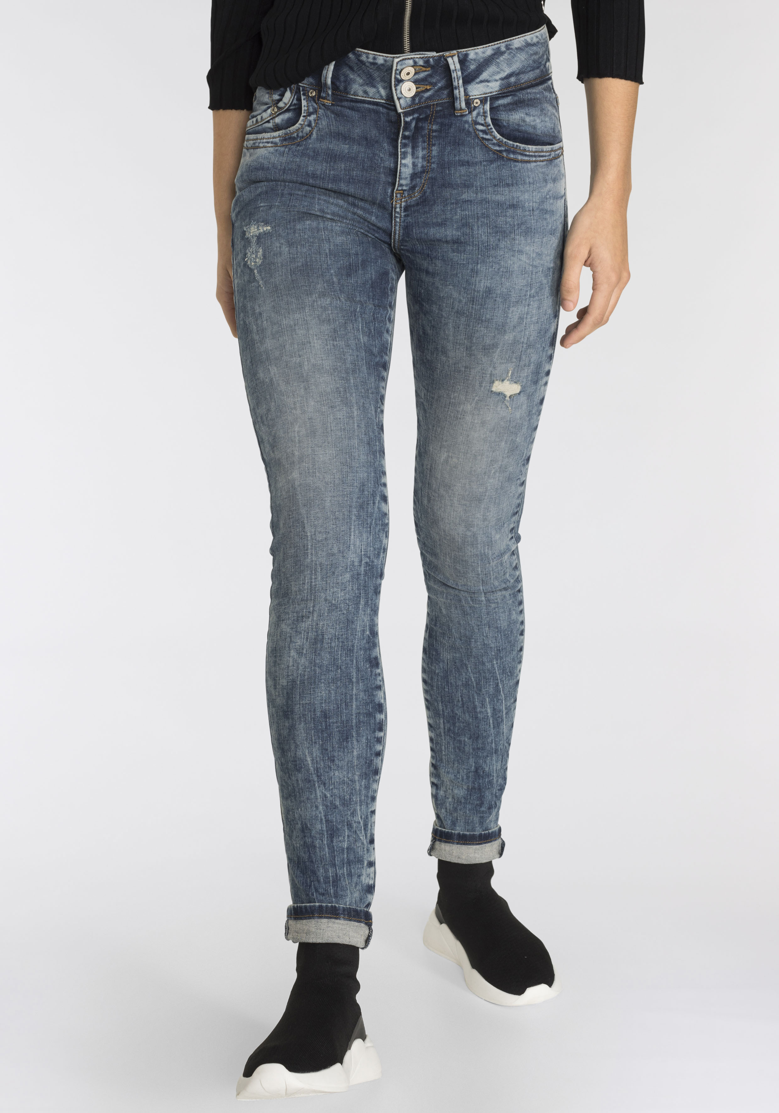 LTB Slim-fit-Jeans MOLLY HIGH SMU mit sehr schmalem Bein und hoher Leibhöhe günstig online kaufen