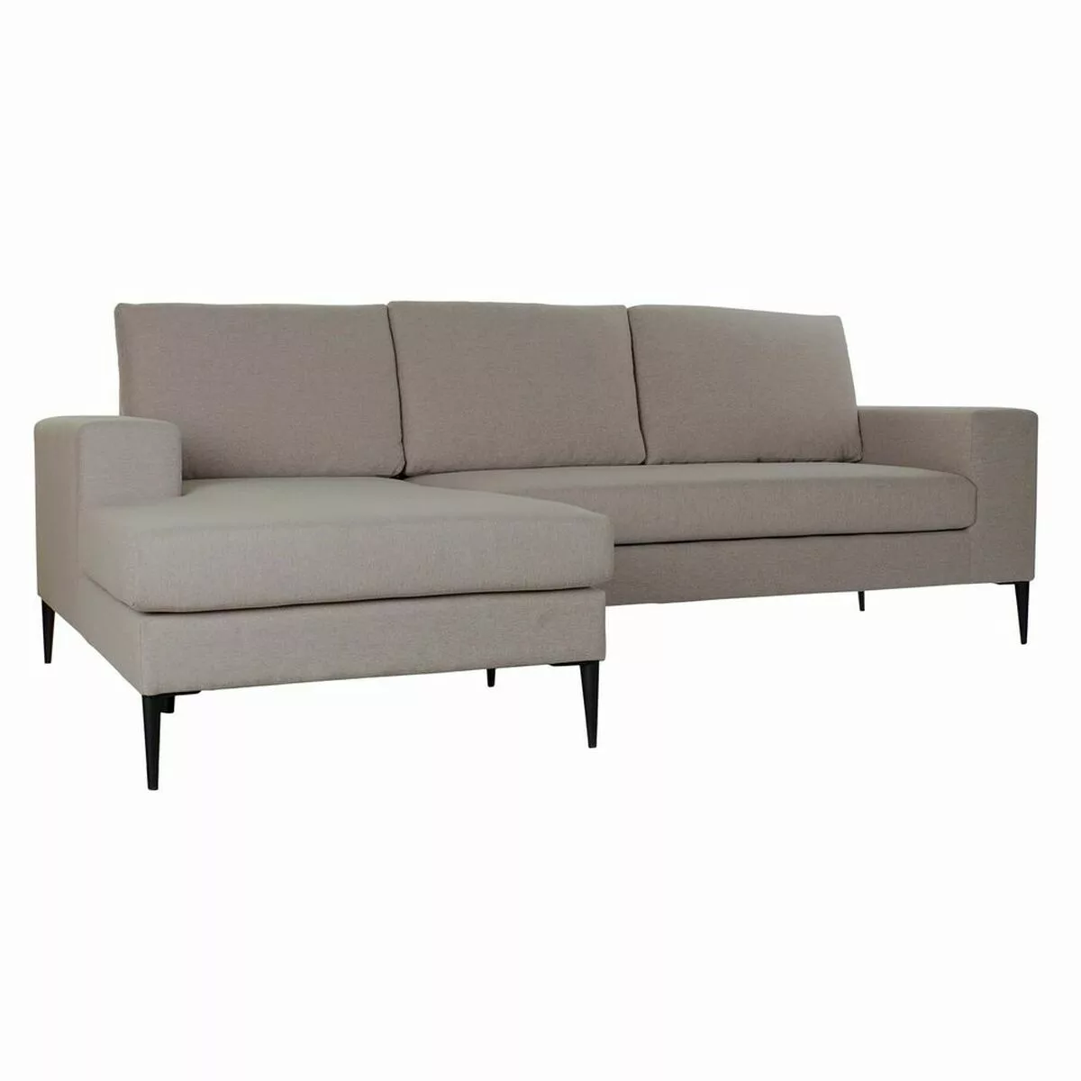 Chaise Longue Dkd Home Decor Polyester Metall Dunkelgrau (240 X 160 X 85 Cm günstig online kaufen