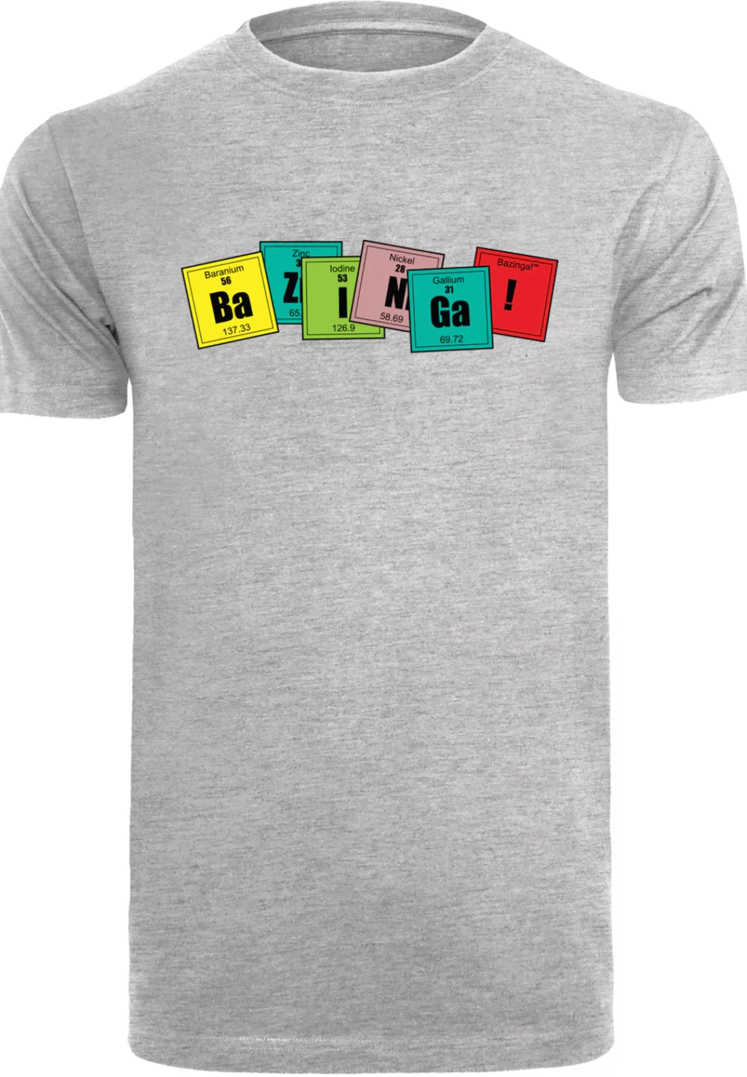 F4NT4STIC T-Shirt "Big Bang Theory Bazinga", Herren,Premium Merch,Regular-F günstig online kaufen