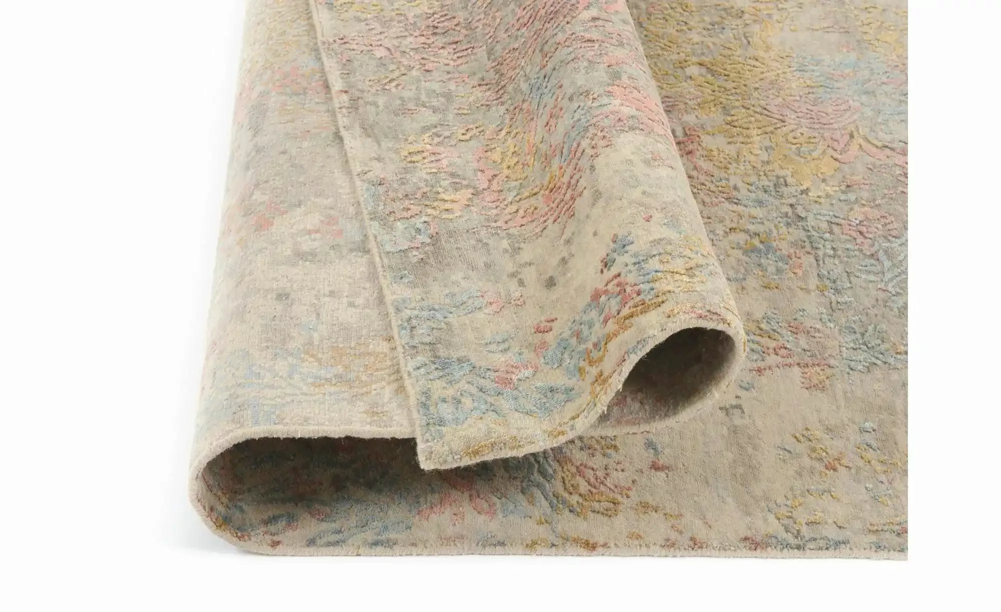 Musterring Teppich   ¦ mehrfarbig ¦ Wolle,Viskose ¦ Maße (cm): B: 70 H: 0,4 günstig online kaufen