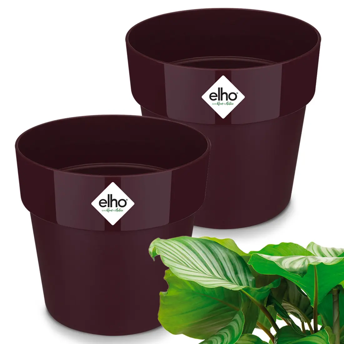 Blumentopf 2er-Set Maulbeere 35x32cm 21,9L günstig online kaufen