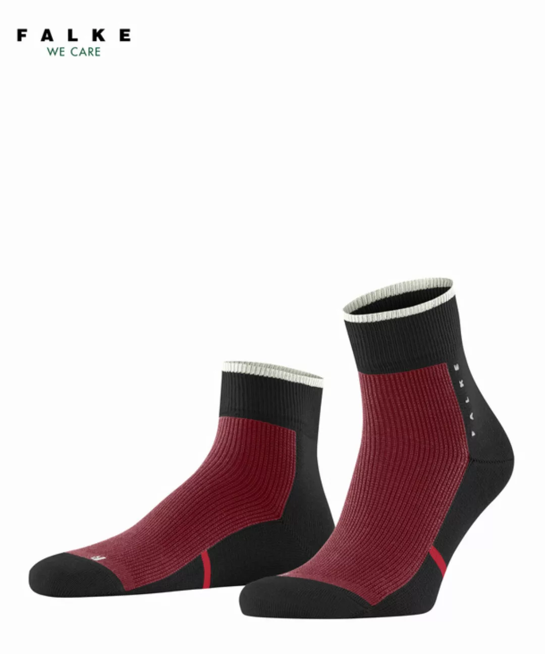 FALKE Versatile Socken, 44-45, Schwarz, Mehrfarbig, Baumwolle (Bio), 12486- günstig online kaufen