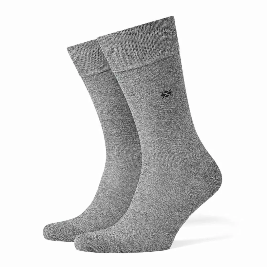 Burlington Dublin Herren Socken, 40-46, Grau, Uni, Baumwolle, 21015-339202 günstig online kaufen