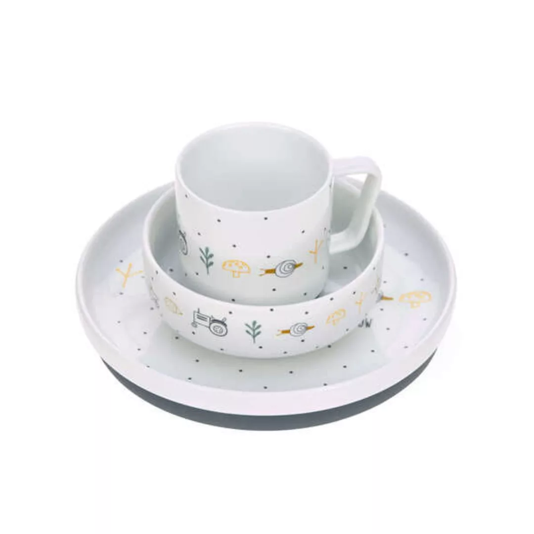 Lässig Kindergeschirr Set Porzellan - Dish Set, Verschiedene Desings günstig online kaufen