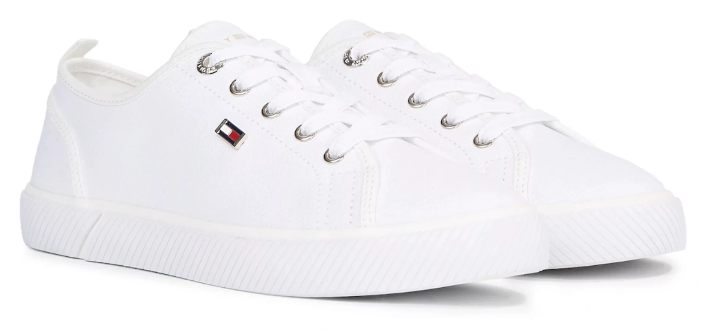 Tommy Hilfiger Plateausneaker "VULC CANVAS SNEAKER", Freizeitschuh, Halbsch günstig online kaufen