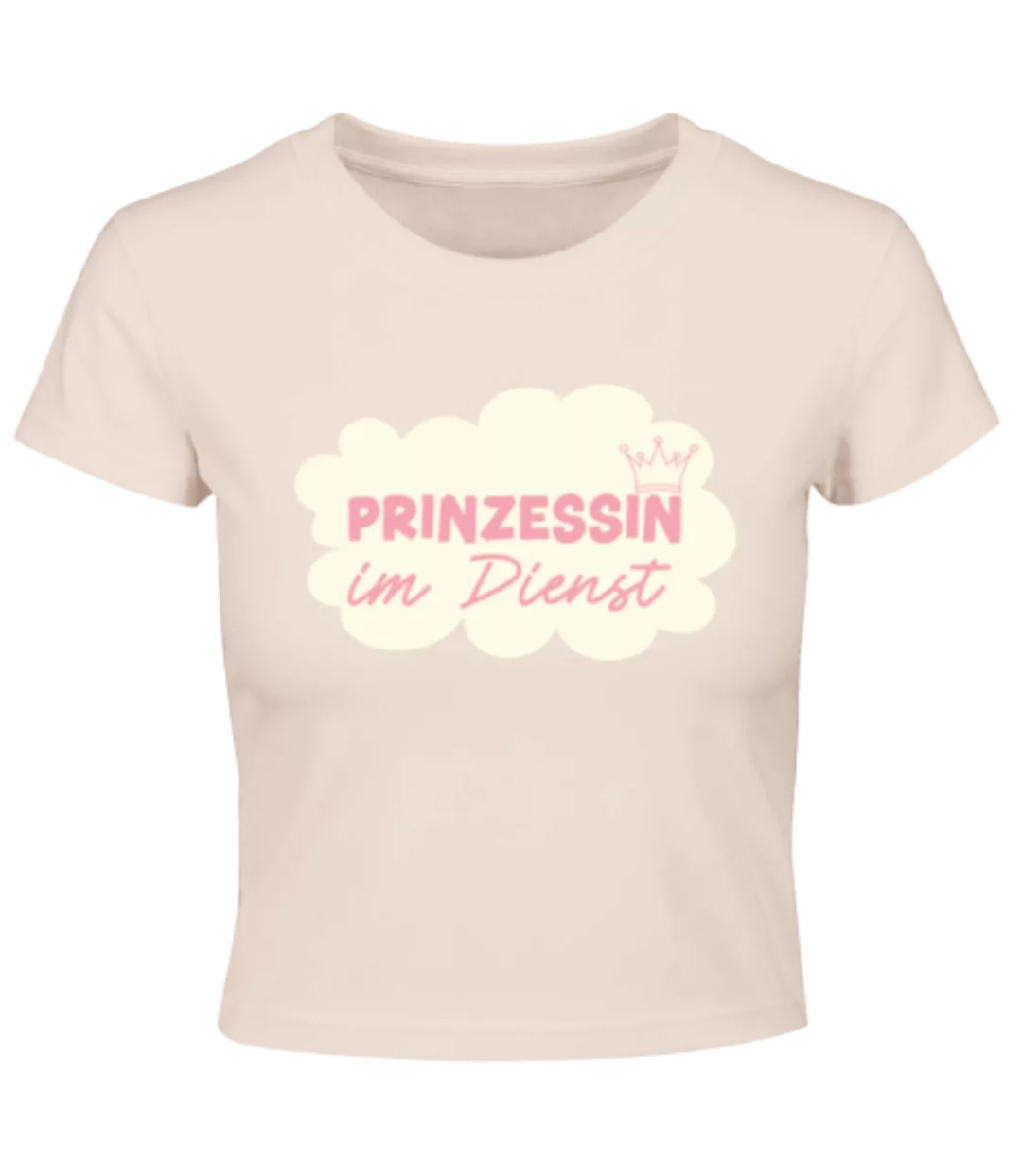 Prinzessin Im Dienst · Crop T-Shirt günstig online kaufen