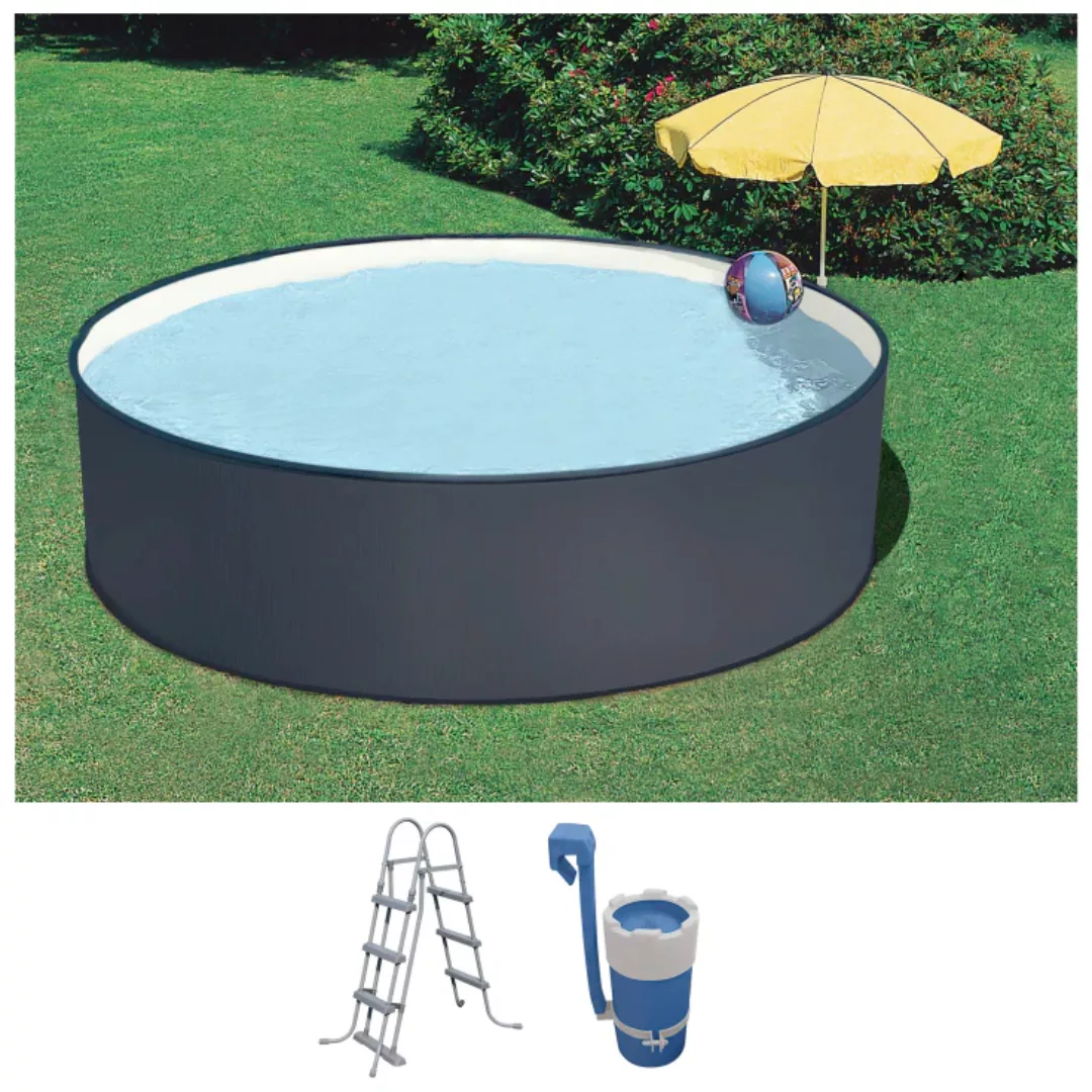 SUMMER FUN Rundpool "SKIMMY", (Set, 3 tlg.), 3-tlg., ØxH: 300x90 cm günstig online kaufen