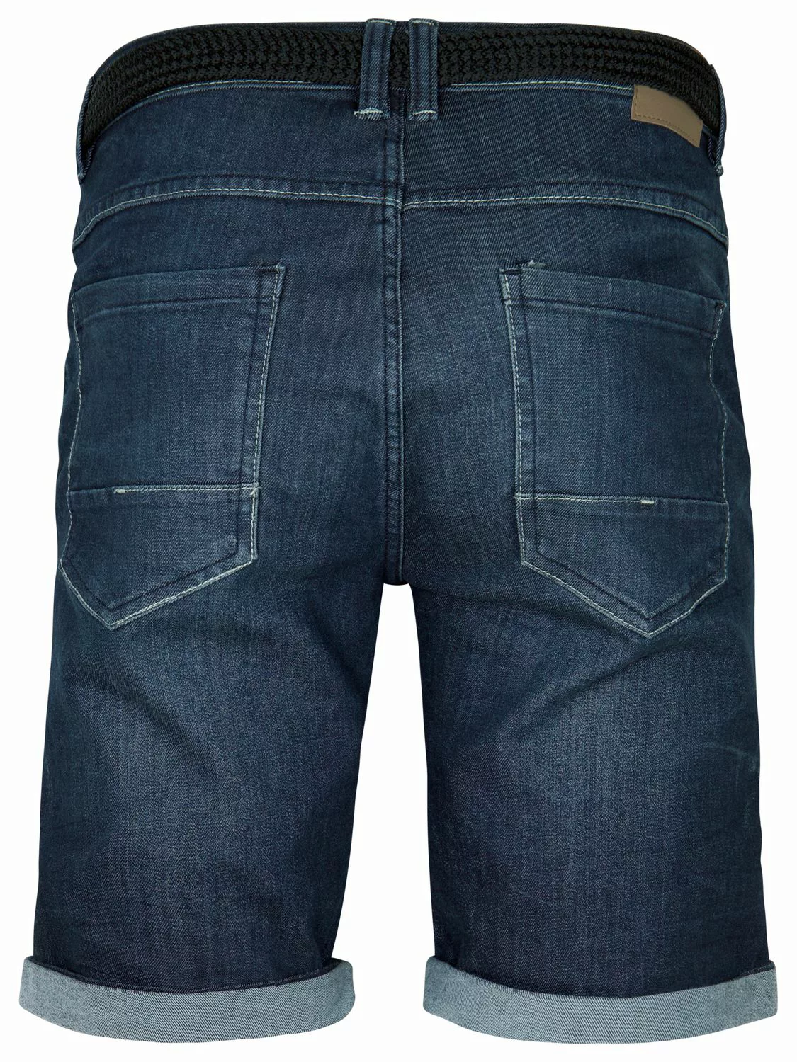 DENIMFY Jeans Shorts Herren mit Gürtel Stretch Kurz Regular Fit DFBo günstig online kaufen