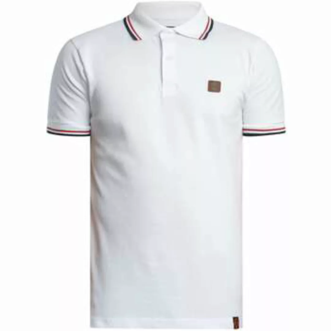 Trojan  Poloshirt Piqué-Poloshirt mit dreifarbigen Streifen günstig online kaufen