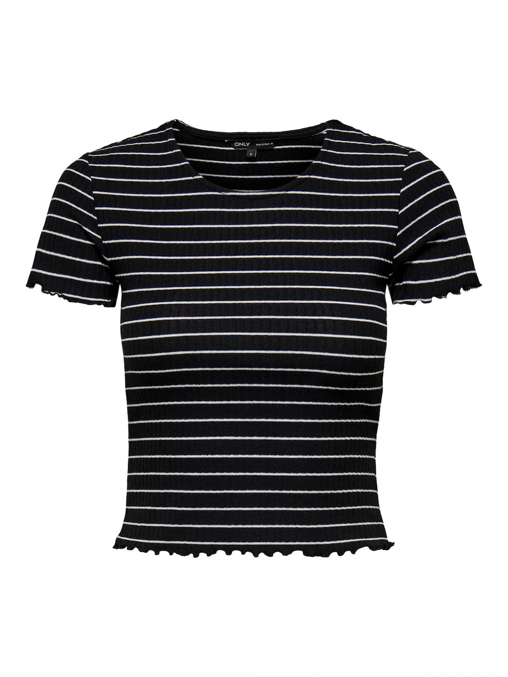 ONLY Rundhalsshirt "ONLEMMA STRIPE S/S TOP" günstig online kaufen