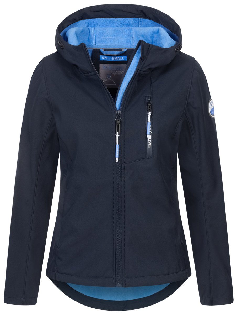 SUBLEVEL Softshelljacke Damen Herbst Jacke Softshell günstig online kaufen