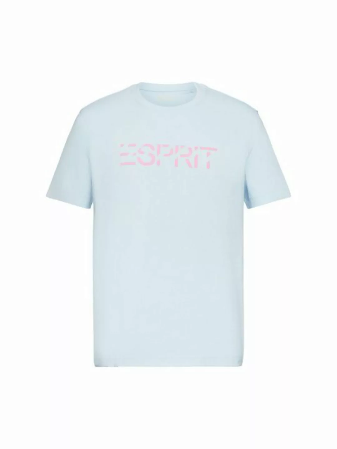 Esprit T-Shirt Logo-T-Shirt aus Baumwolljersey (1-tlg) günstig online kaufen