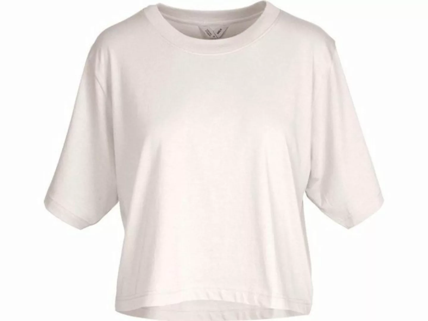 MELA Kurzarmshirt Cropped T-Shirt DESNA Rippbündchen günstig online kaufen