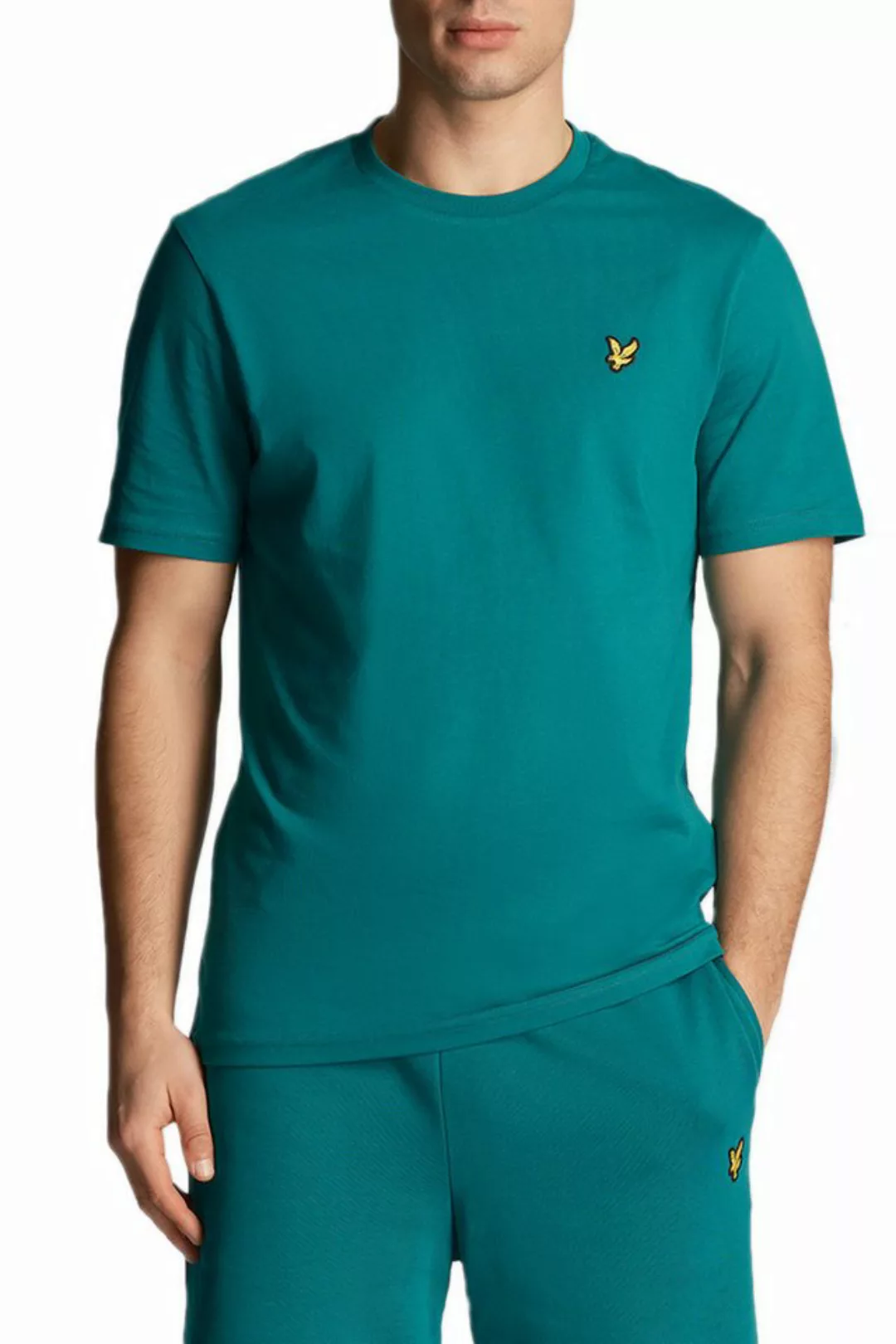 Lyle & Scott T-Shirt Aus 100% Baumwolle Gerader Schnitt günstig online kaufen