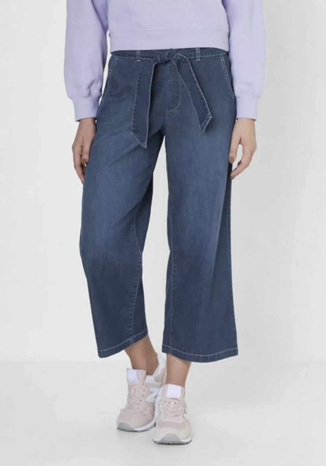 Paddock's Culotte Culotte Denim mit elastischem Bund und Jeans Band günstig online kaufen