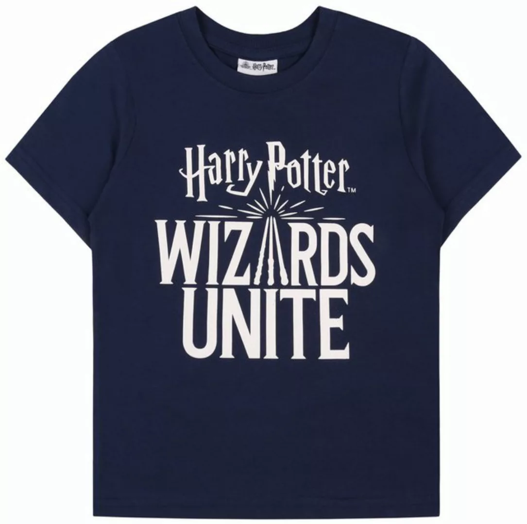 Sarcia.eu Kurzarmbluse Dunkelblaues T-Shirt mit kurzen Ärmeln Harry Potter günstig online kaufen