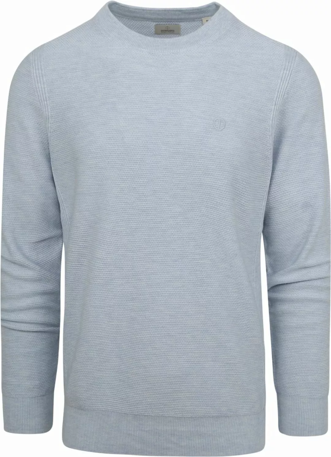 Dstrezzed Pullover Hellblau Melange - Größe XXL günstig online kaufen