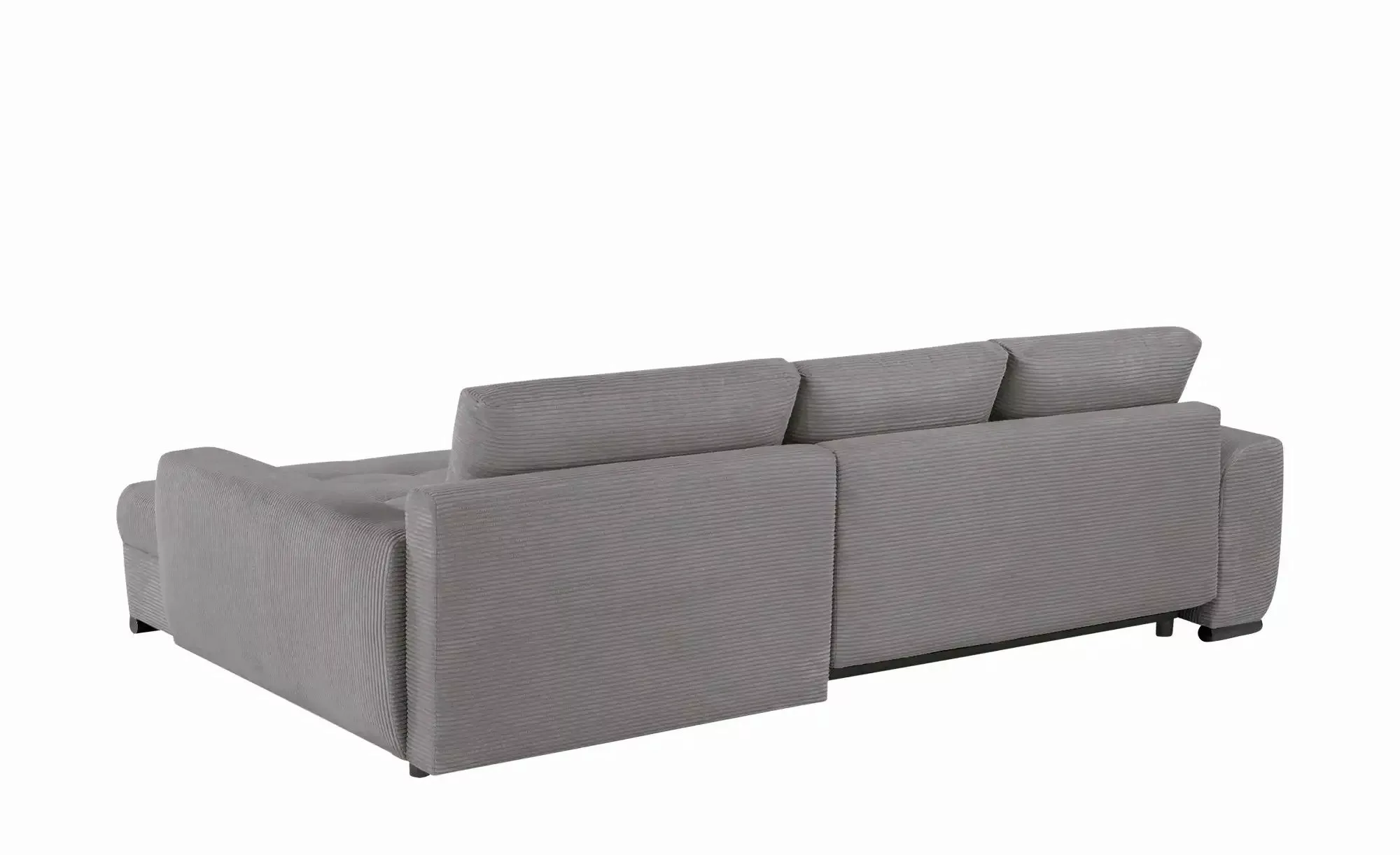 bobb Ecksofa in kuscheligem Cordstoff Soumia ¦ grau ¦ Maße (cm): B: 283 H: günstig online kaufen