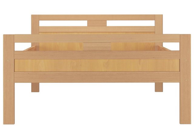 ERST-HOLZ Bett Seniorenbett Gästebett Buche massiv 120x200 hohe Sitzkan. oh günstig online kaufen