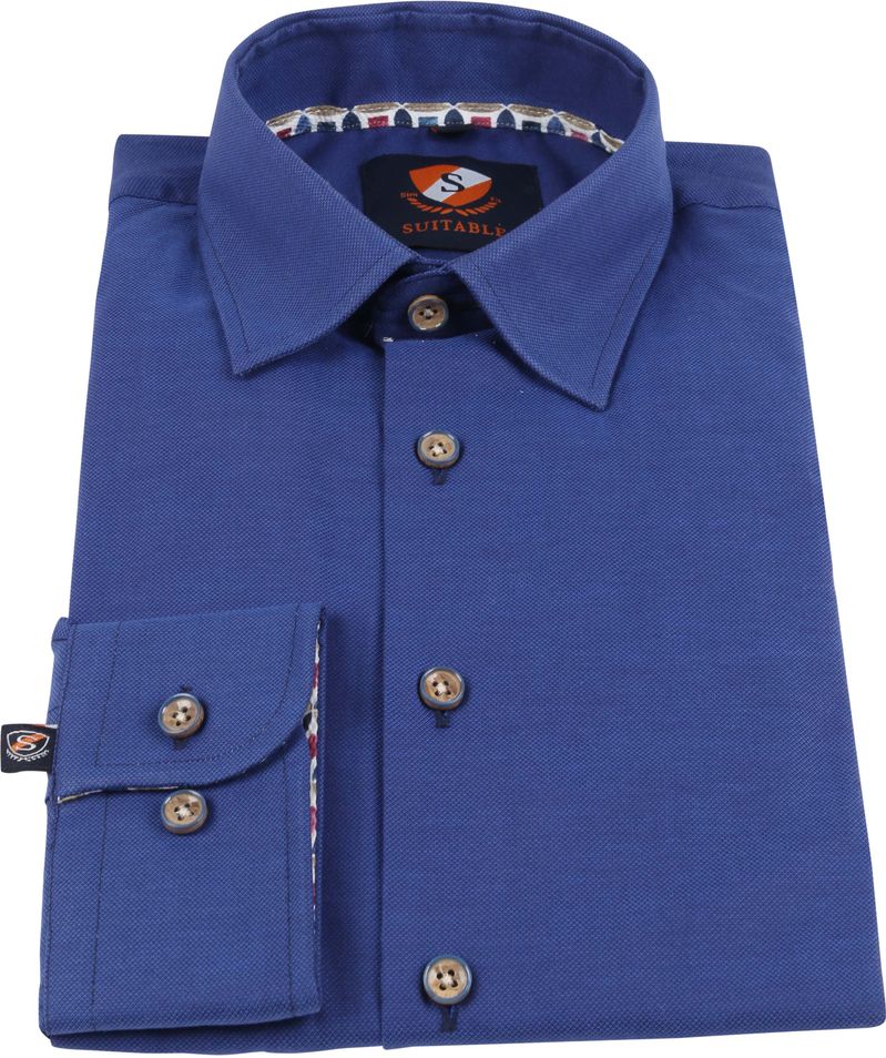 Suitable Hemd Smart Indigo Blau - Größe 39 günstig online kaufen