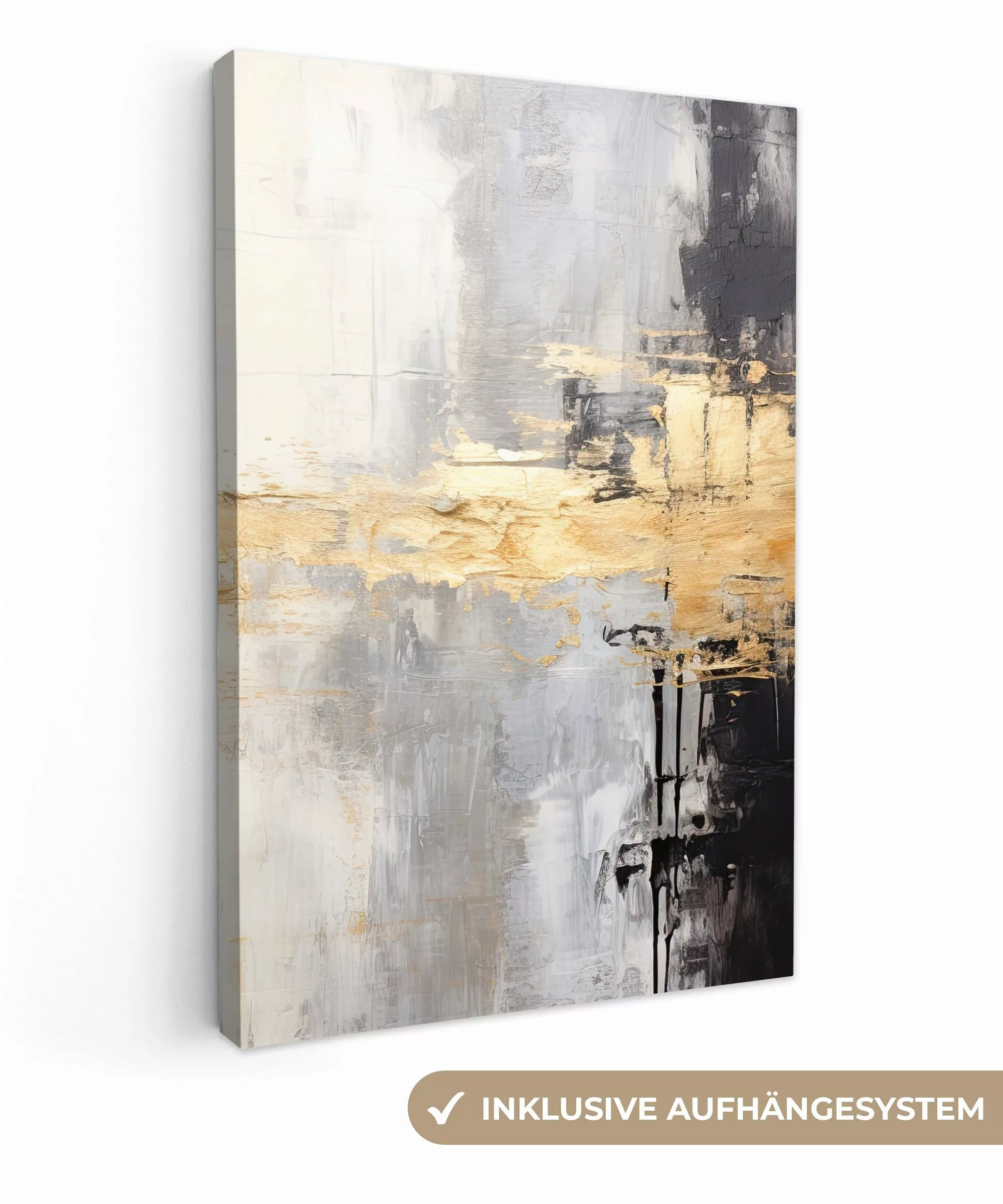 OneMillionCanvasses® Leinwandbild Gold - Luxus - günstig online kaufen