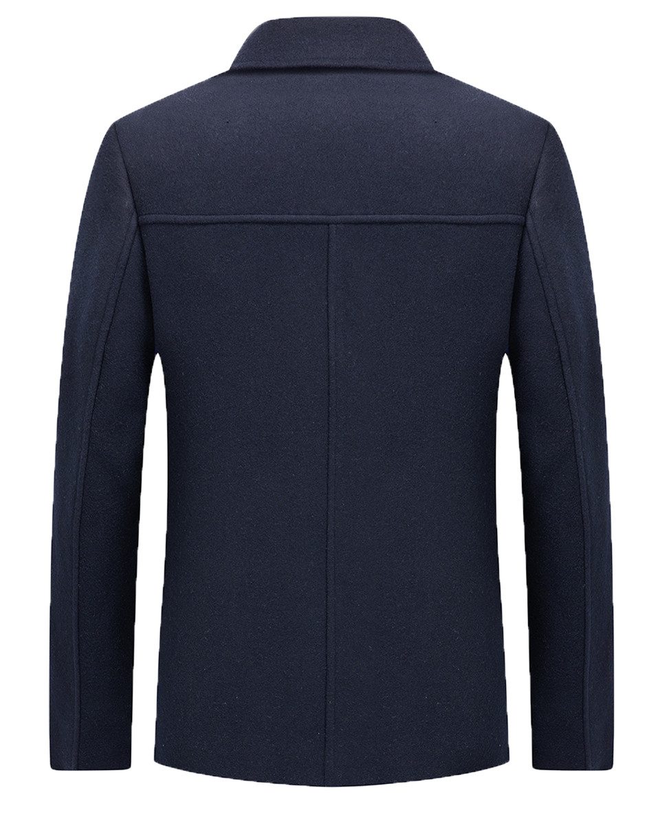 Allthemen Wollmantel Herren kurzer Mantel Slim günstig online kaufen