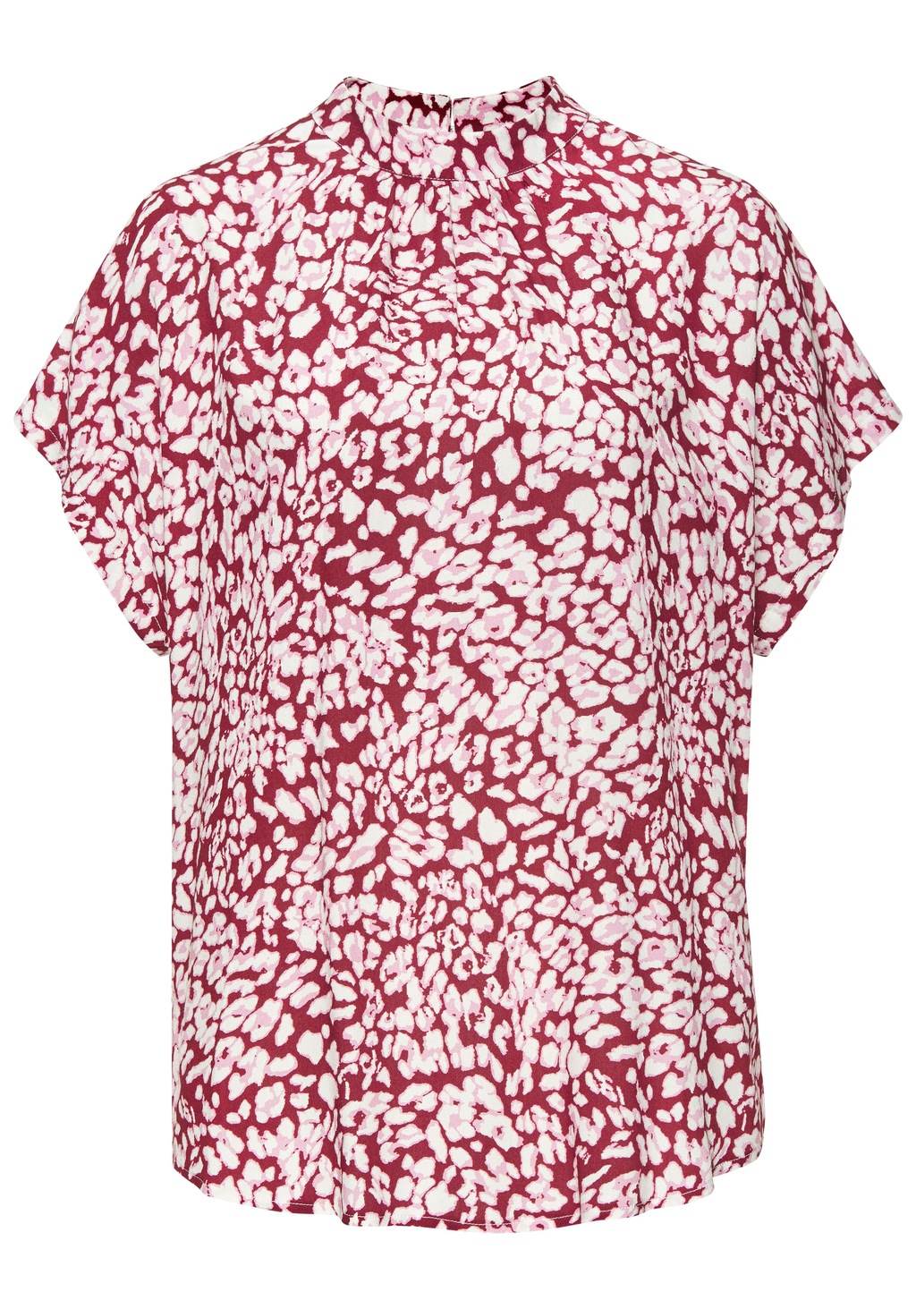 LASCANA Kurzarmbluse, mit Alloverdruck, Damenbluse, sportlich elegant günstig online kaufen
