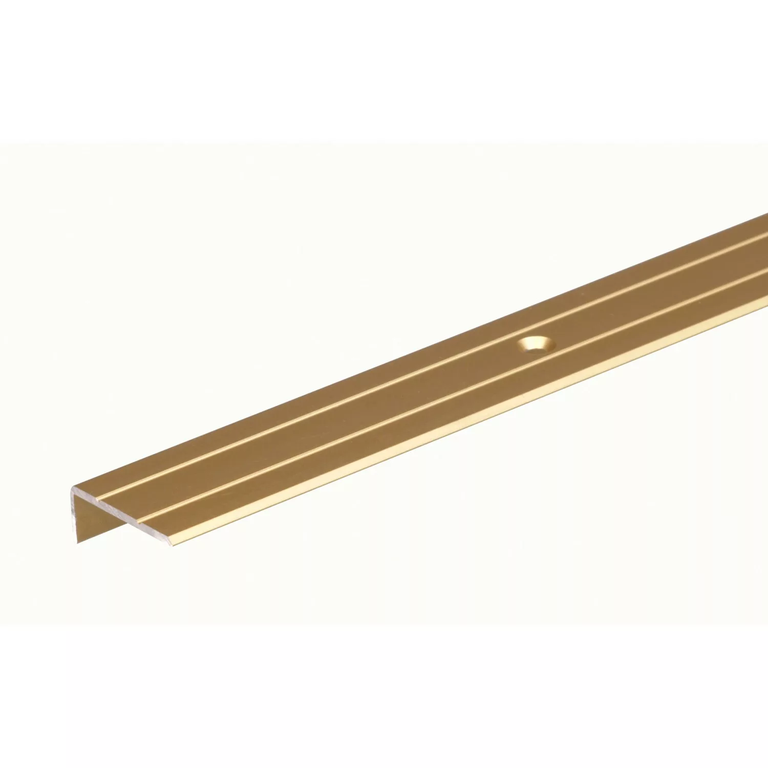 Treppenkantenprofil Aluminium 5 mm x 23 mm x 2.000 mm Gold günstig online kaufen