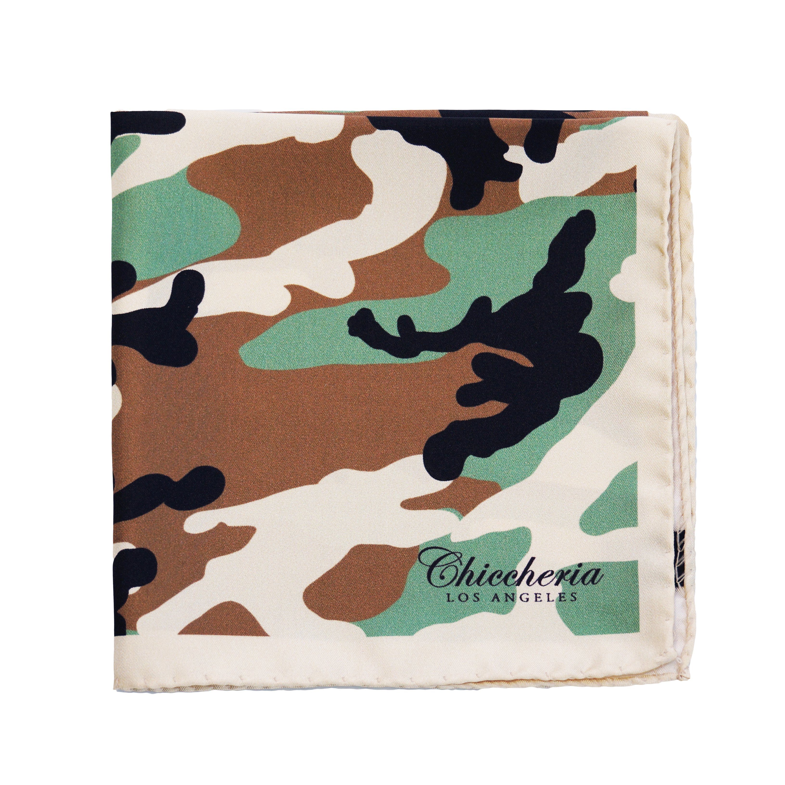 Chiccheria Brand Einstecktuch CAMO, Made in günstig online kaufen