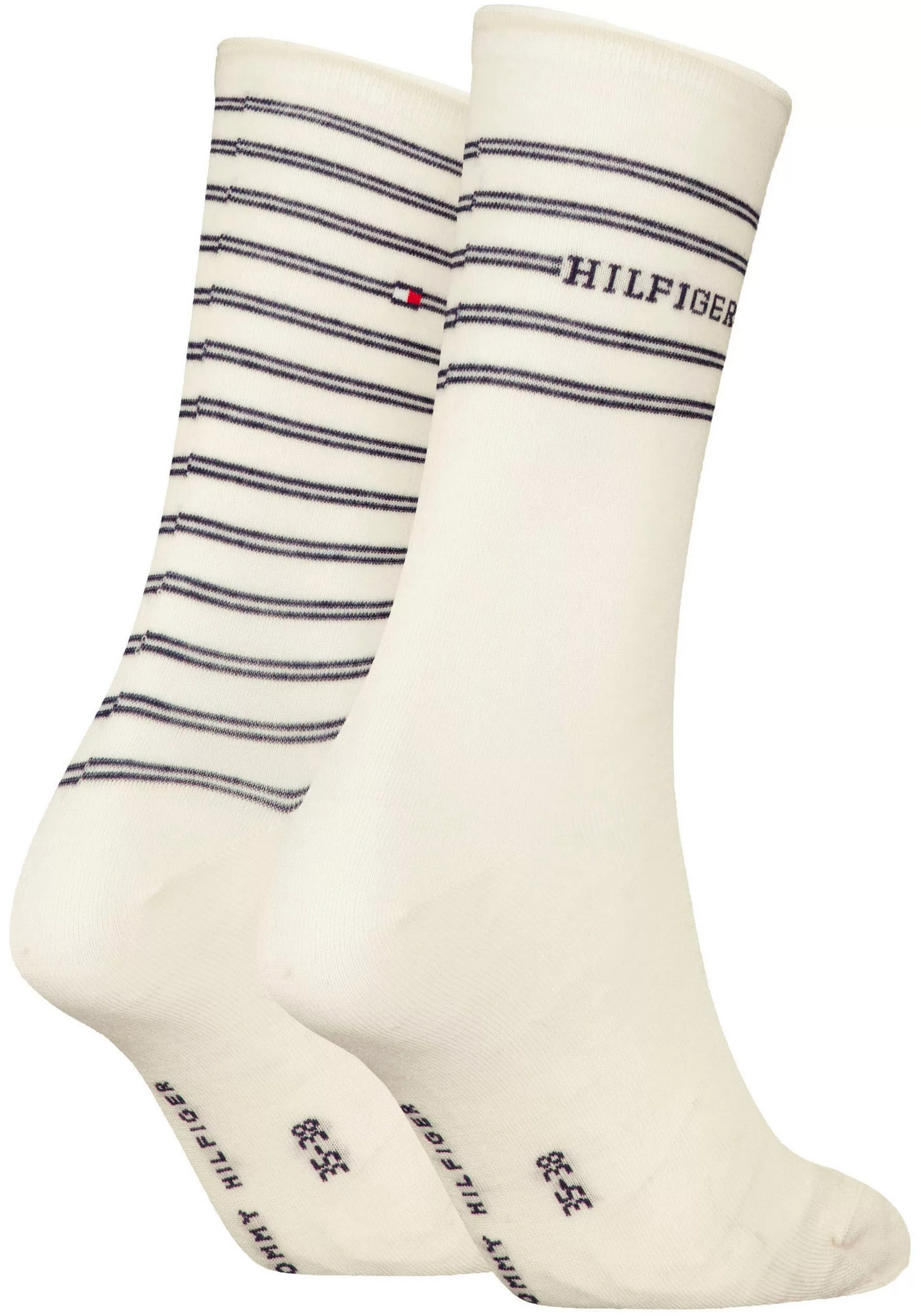 Tommy Hilfiger Socken, (2er-Pack), mit Logoschriftzug günstig online kaufen