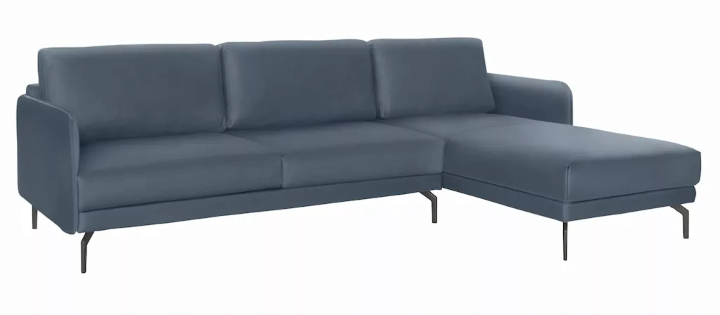 hülsta sofa Ecksofa "hs.450", Armlehne sehr schmal, Breite 234 cm, Alugussf günstig online kaufen