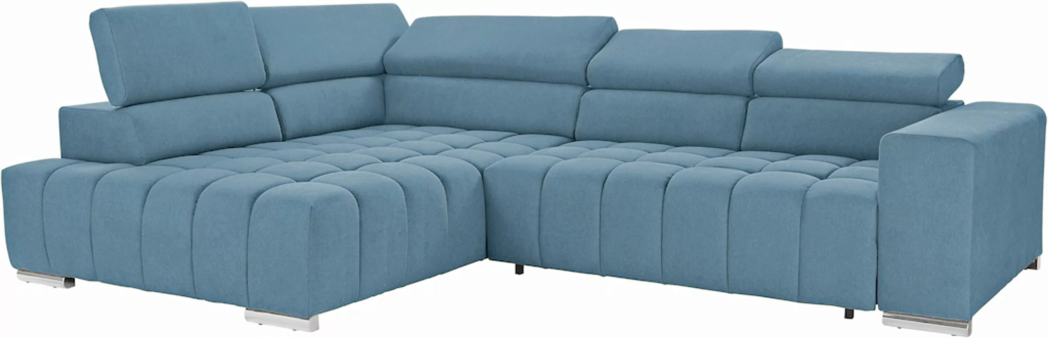 exxpo - sofa fashion Ecksofa "Elias, aktuelle Kreuzsteppung im Sitz, bequem günstig online kaufen