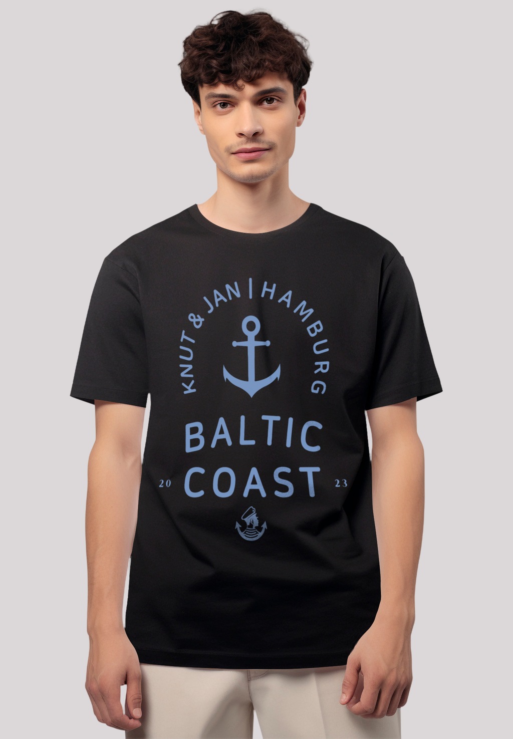 F4NT4STIC T-Shirt "Ostsee Logo Knut & Jan Hamburg", Premium Qualität günstig online kaufen