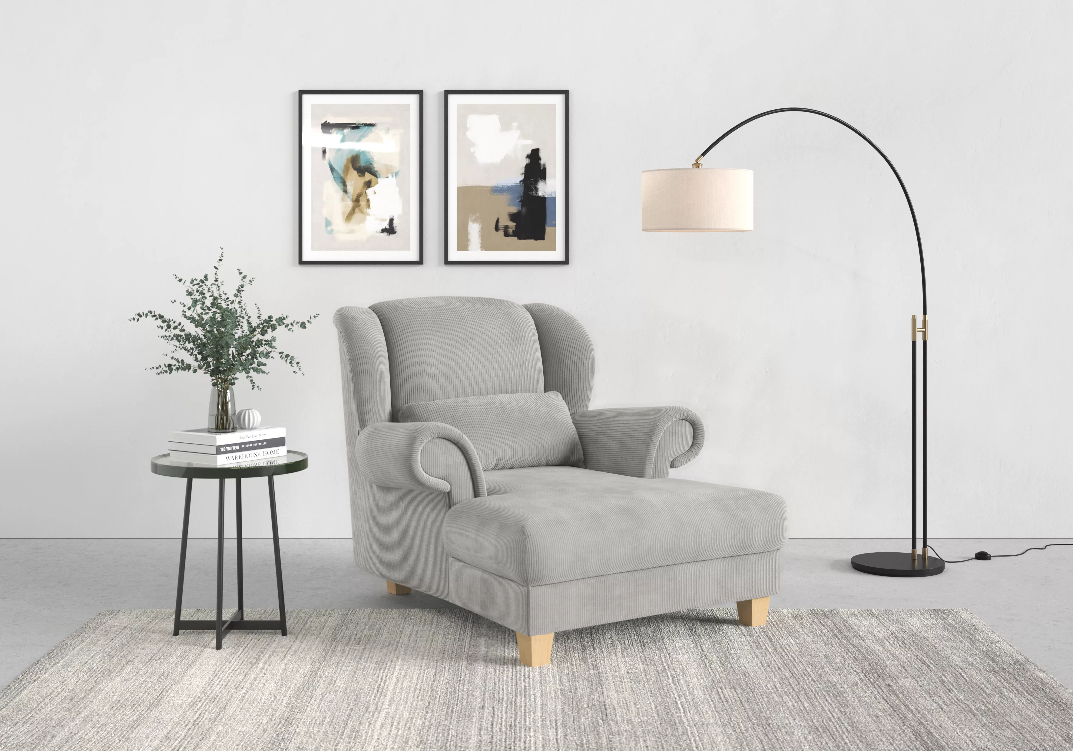 Home affaire Loveseat »Loveseat Queenie«, (1 St.), mit softem, weichem Sitz günstig online kaufen