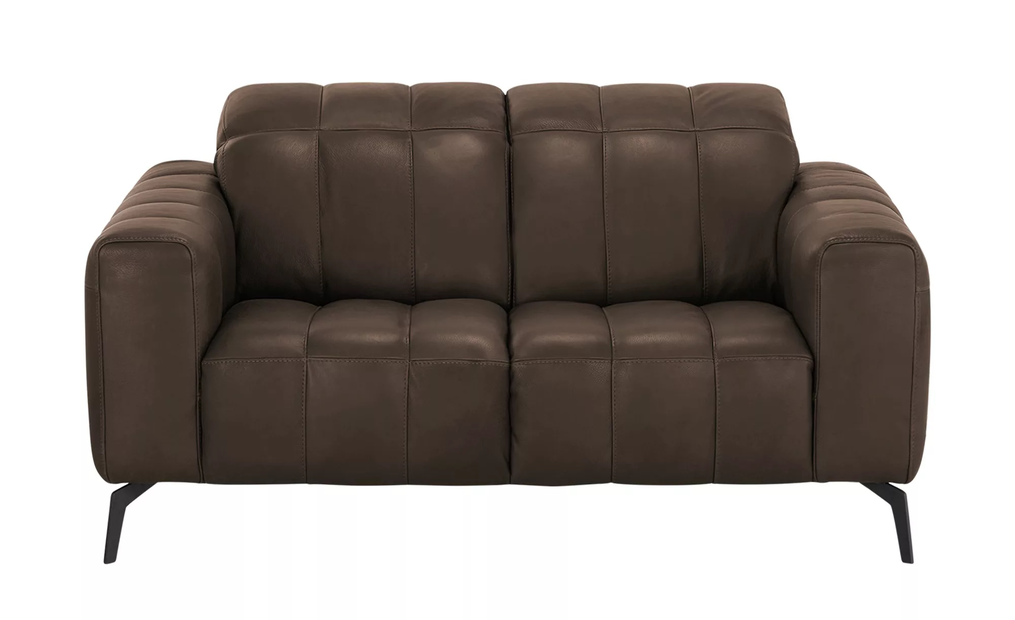 Natuzzi Editions Ledersofa  Portento - braun - 162 cm - 78 cm - 109 cm - Po günstig online kaufen