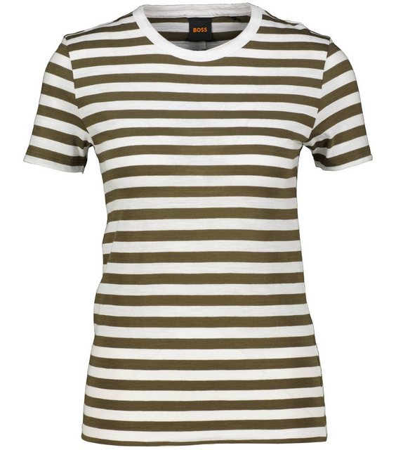 BOSS T-Shirt Damen T-Shirt C_ESLA_STRIPED (1-tlg) günstig online kaufen