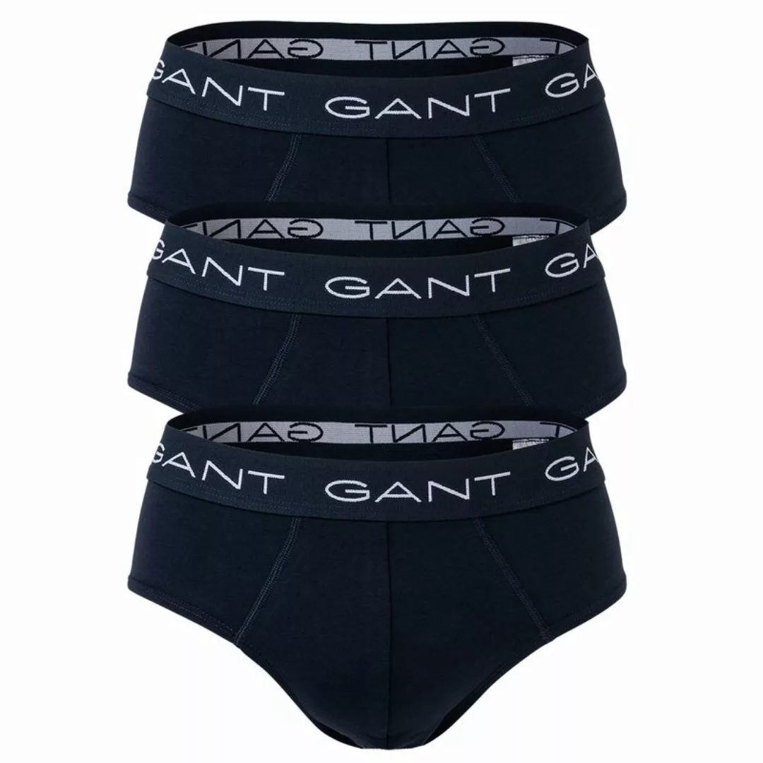 GANT Herren Slips, 3er Pack - Briefs, Cotton Stretch Marine XL günstig online kaufen