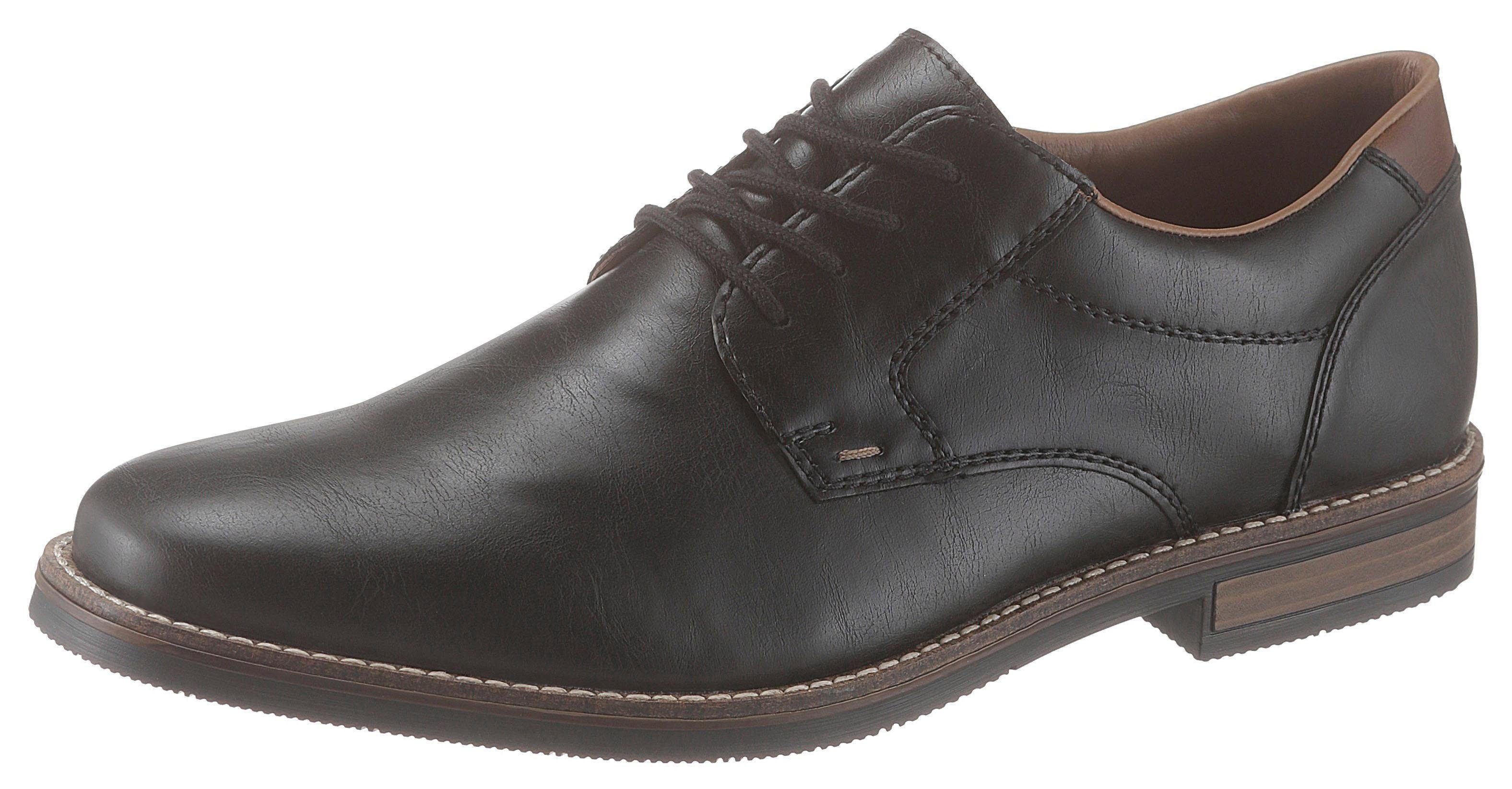 Rieker Schnürschuh mit modischen Ziernähten, Freizeitschuh, günstig online kaufen