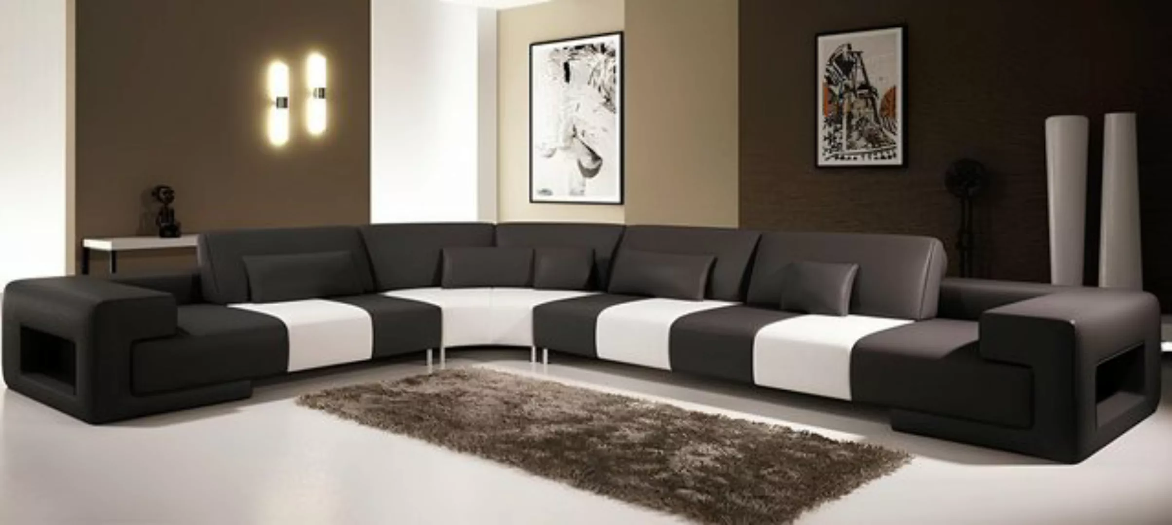 JVmoebel Ecksofa Ecksofa Polster Wohnlandschaft Couch Sofa Wohnlandschaft L günstig online kaufen