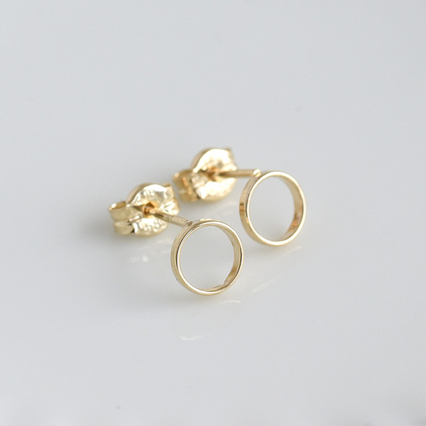 Minimalistische Goldene Ohrringe Janne günstig online kaufen