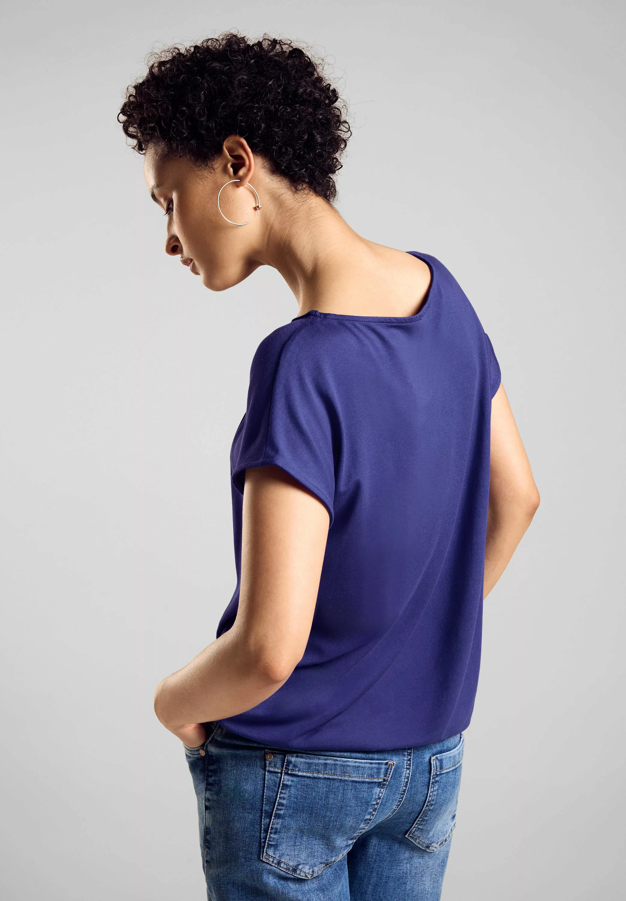 STREET ONE Blusenshirt, mit Cut-Out Details günstig online kaufen