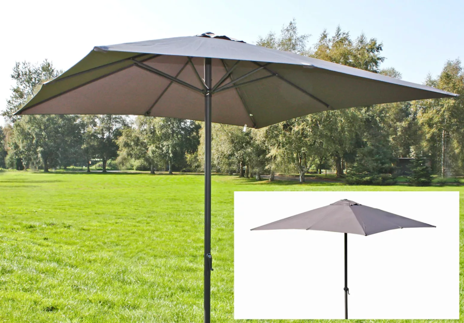 Garden Pleasure Sonnenschirm, 250 ×250 cm günstig online kaufen