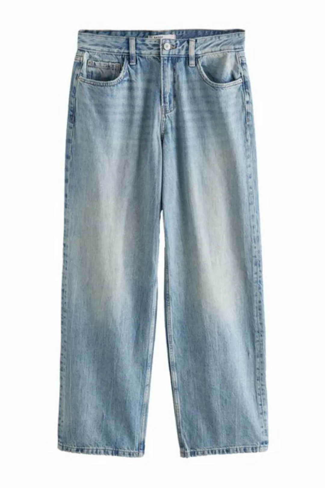 Next Weite Jeans Weite Baggy-Jeans aus 100 % Baumwolle (1-tlg) günstig online kaufen