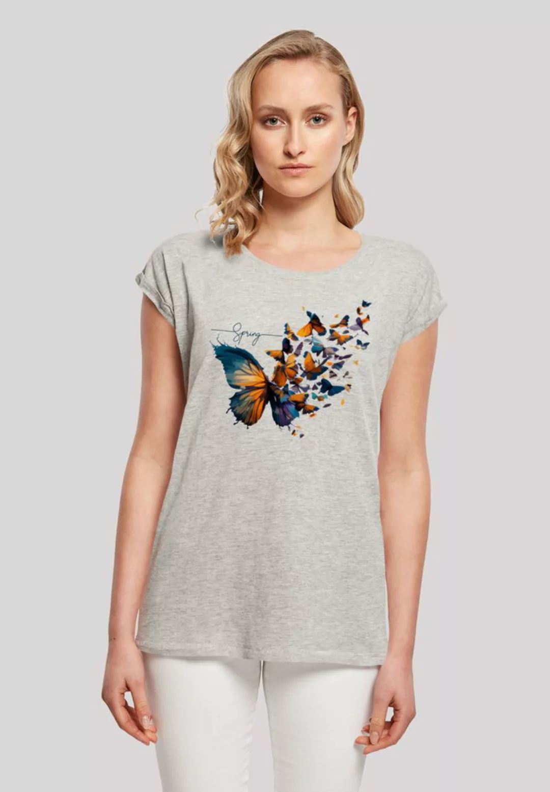 F4NT4STIC T-Shirt "Schmetterling Frühling", Print günstig online kaufen
