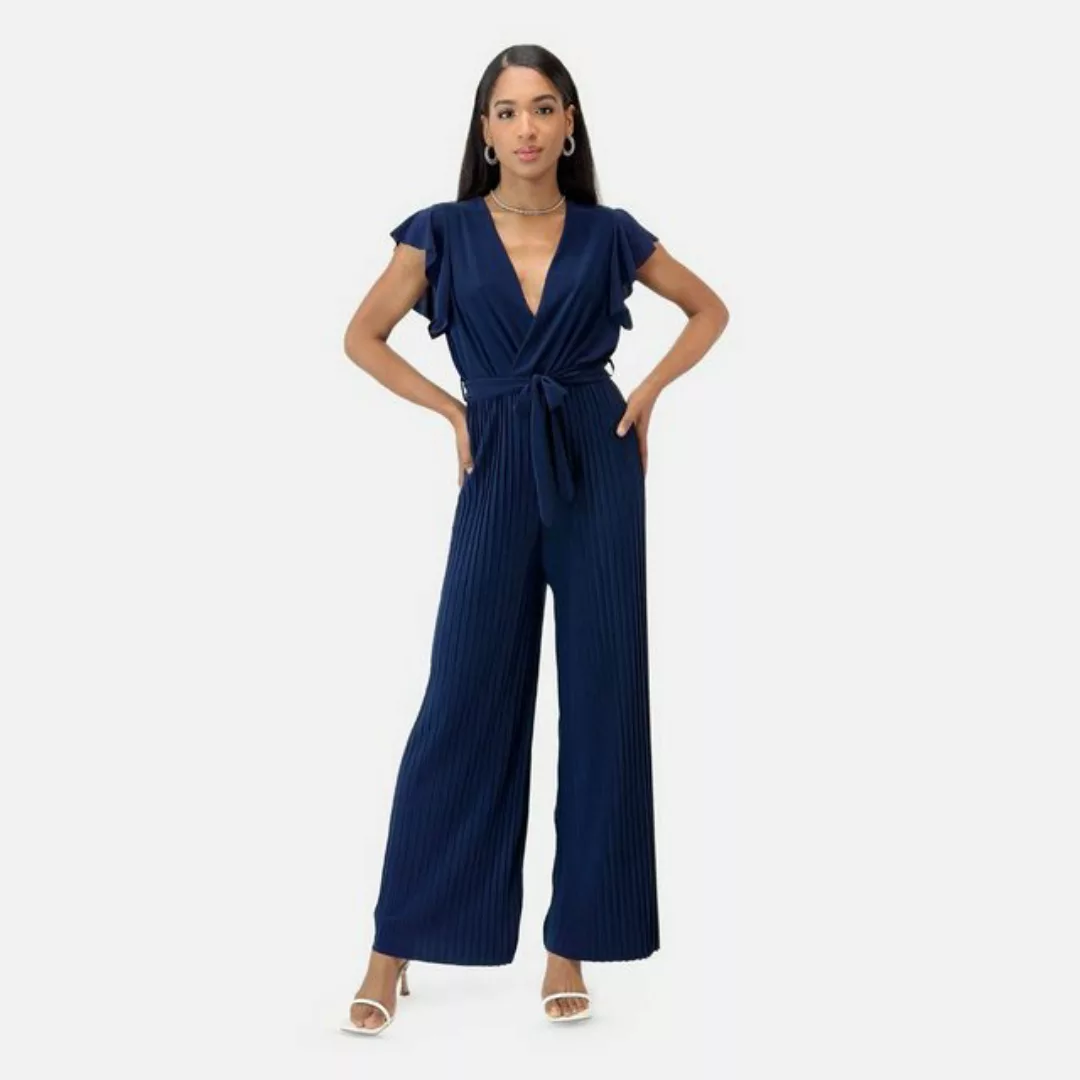 Elara Jumpsuit Elara Damen Jumpsuit V-Schnitt (1-tlg) günstig online kaufen