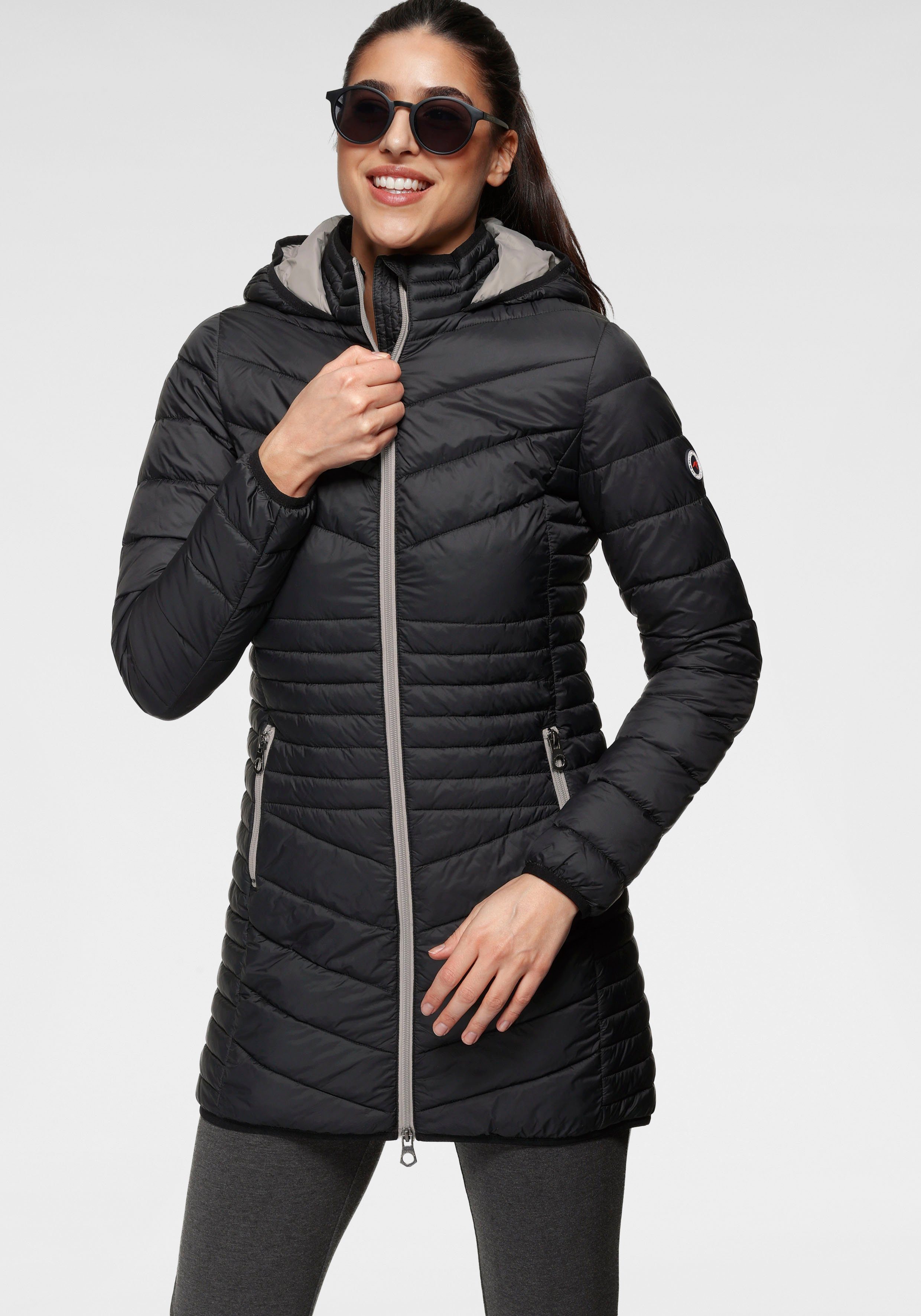 KangaROOS Steppjacke, mit Kapuze, für den Übergang, aus leichtem Webmateria günstig online kaufen